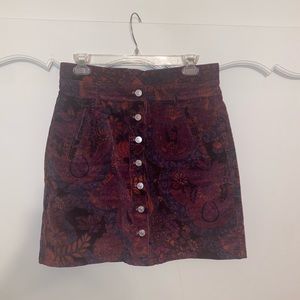 COPY - Anthropologie Pilcro Corduroy Mini Skirt